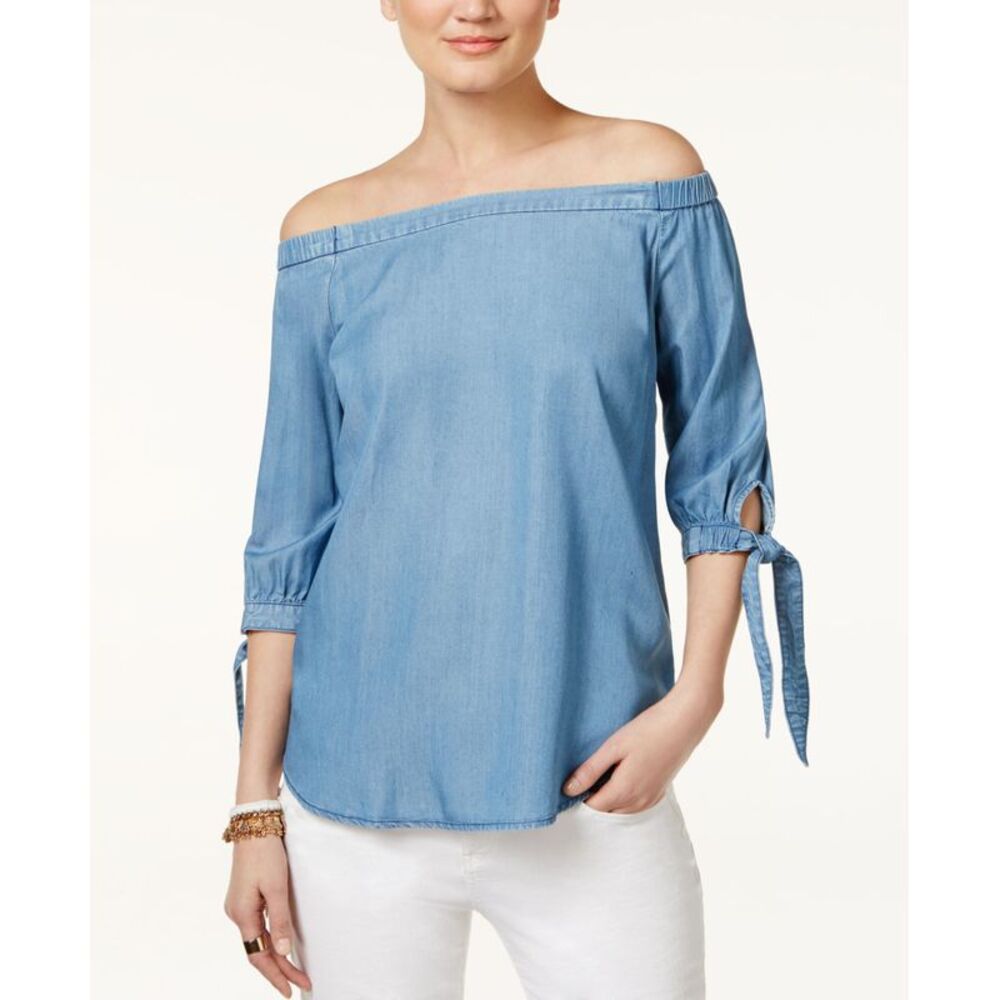 Lauren Ralph Lauren Petite Three-Quarter-Sleeve Jersey Sweater